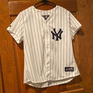 Majestic New York NY Yankees Jersey Size L